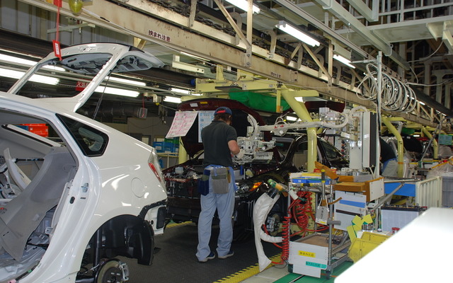 プリウスを製造する堤工場（参考画像）