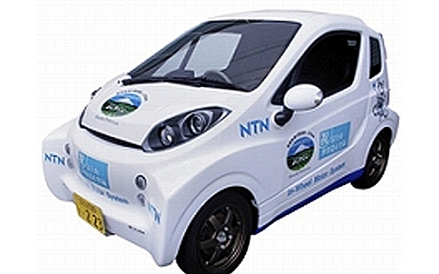 インホイールモータを搭載した二人乗り超小型EV