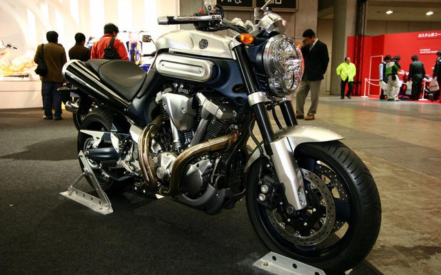 【東京モーターサイクルショー05】ジャパニーズVツイン、ヤマハ MT-01 写真蔵