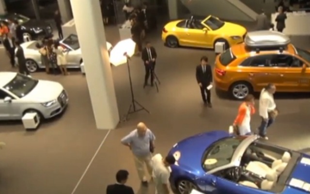 Audiみなとみらいのオープニングパーティ（動画キャプチャ）