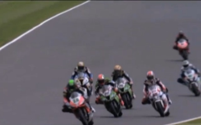スーパーバイク・シリーズ第5戦（動画キャプチャ）