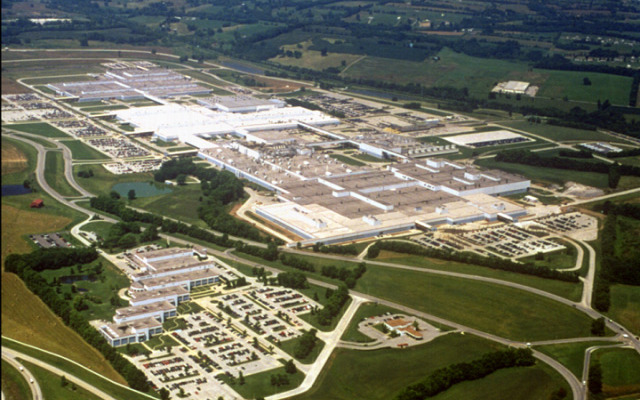 GMの米国テネシー州スプリングヒル組み立て工場
