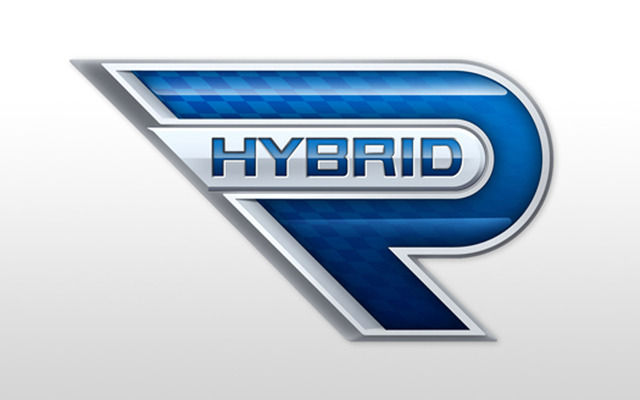 トヨタのハイブリッド-Rコンセプトのロゴ