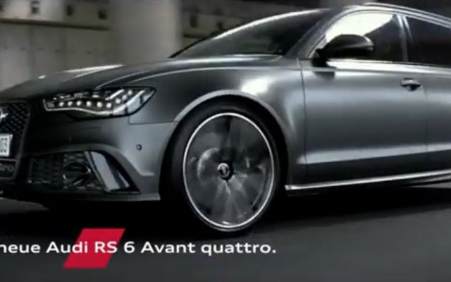 新型アウディRS6アバントのドイツCM