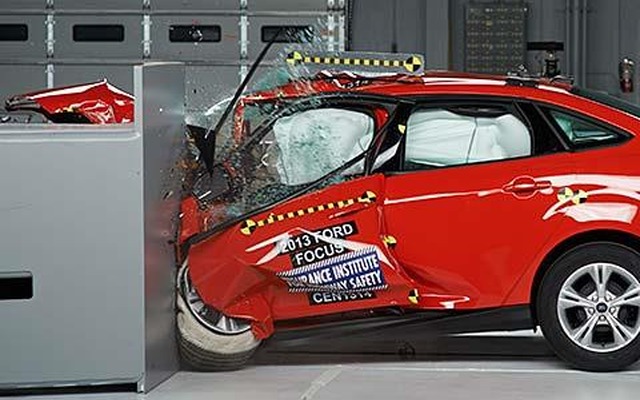 新型 フォード フォーカス のIIHSの衝突テスト
