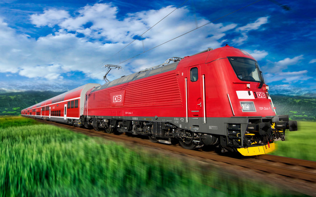 シュコダ・トランスポーテーションがドイツ鉄道向けに製造する2階建て列車編成の電気機関車