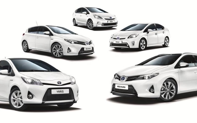 トヨタの欧州ハイブリッド車ラインナップ