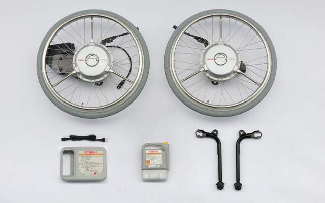 ヤマハ、PASの技術を応用した車いす用電動アシストユニットを全面改良