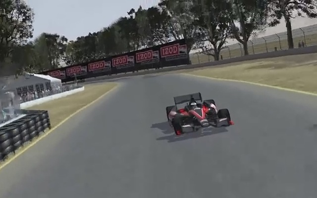 ソノマ・レースウェイのバーチャルラップ（動画キャプチャ）