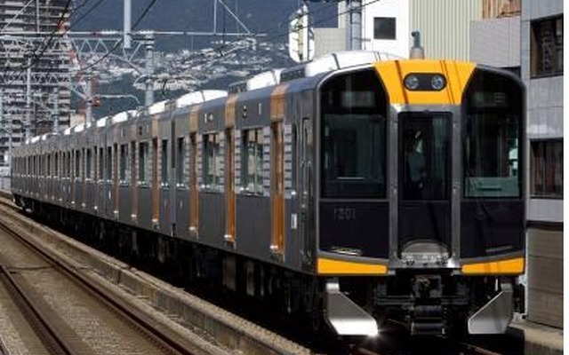 阪神電鉄の1000系。今年の「はんしんまつり」は初めて尼崎車庫での開催となる