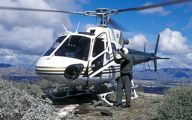ユーロコプター製AS350B3eヘリコプター