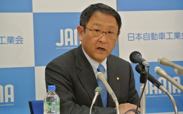 日本自動車工業会・豊田章男会長