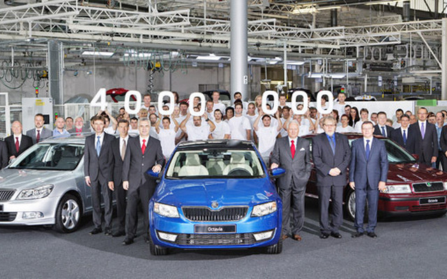 累計生産400万台を達成したシュコダ オクタビア