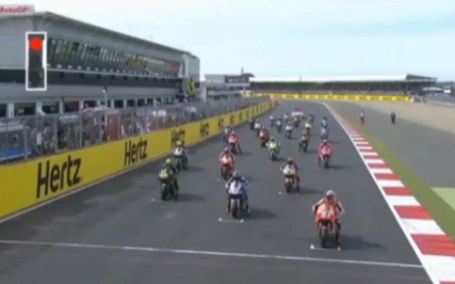 MotoGPイギリスGP（動画キャプチャ）