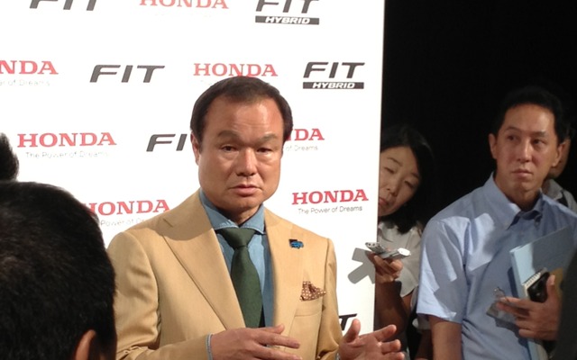 ホンダ フィット 発表会のようす