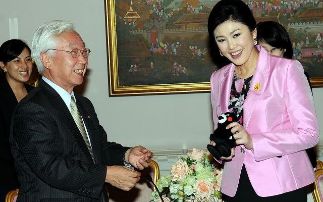 ＪＲ九州会長、タイ首相と会談
