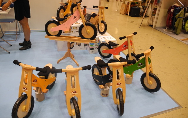 スリーベリーが販売するバランスバイク（イクフェス13）