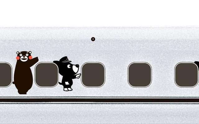 1号車のラッピングイメージ。10月1日から運転を開始する。