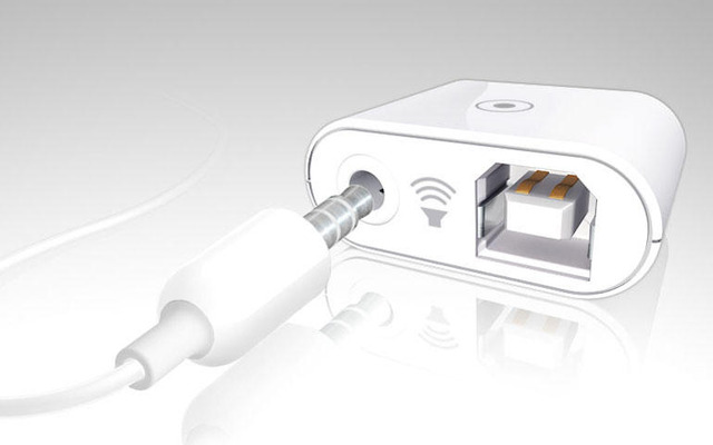 iPod用のUSB＆オーディオ出力変換アダプター…ヘビームーン
