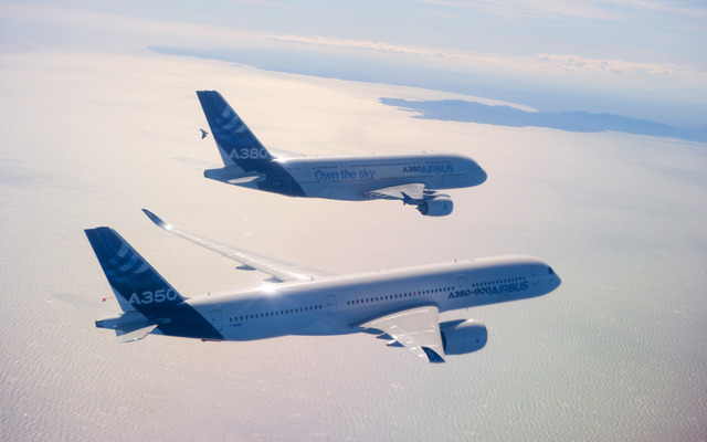 エアバスA350とA380