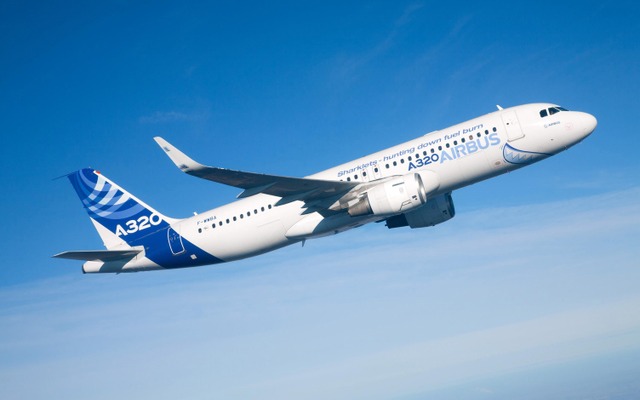 シャークレットを装備したエアバスA320