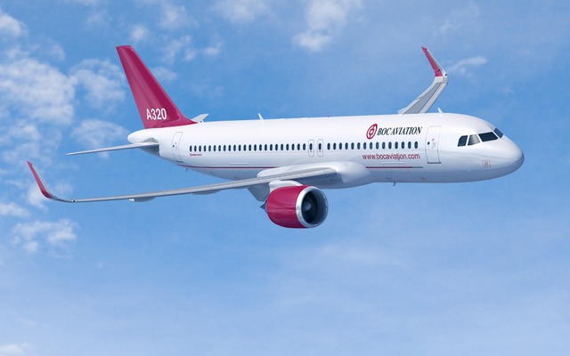BOCエイビエーションのA320neo航空機