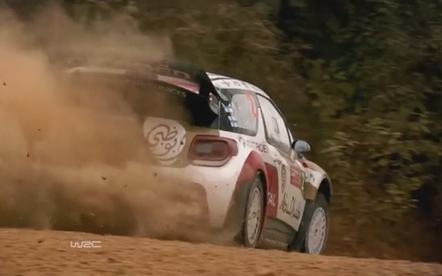 WRCミシュランタイヤの情報（動画キャプチャ）