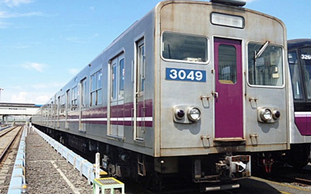 大阪市交通局谷町線に残った30系。引退を記念し、同線全駅で「さよなら30系フォトギャラリー」が実施される