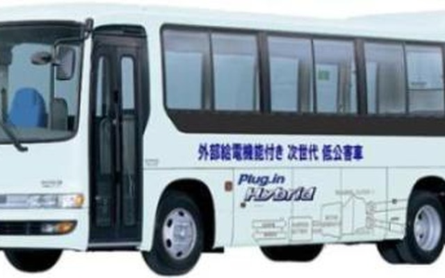 日野メルファ　プラグインハイブリッドバス