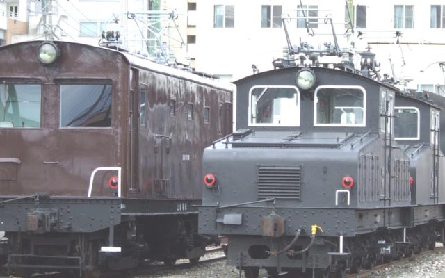 ED316形（左）とデキ1形（右）。デキ1形によるイベント開催記念列車も運転される予定。