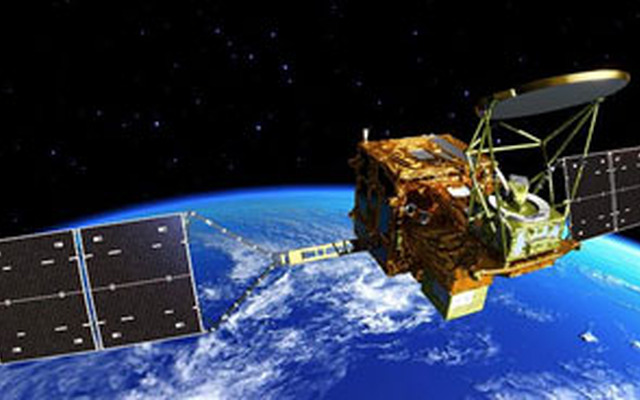 第一期水循環変動観測衛星「しずく」（GCOM-W1） 軌道上イメージ