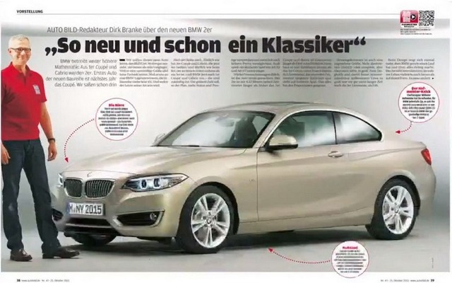 独『AutoBild』がリークしたBMW 2シリーズ