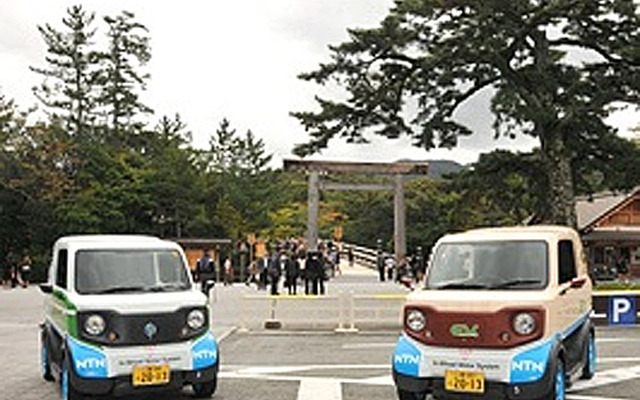 ナンバーを取得した超小型モビリティ