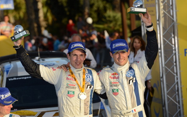 セバスチャン・オジエと副ドライバーのジュリエン・イングラッシア