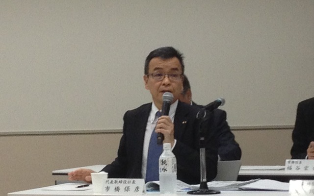 日野自動車の市橋保彦社長