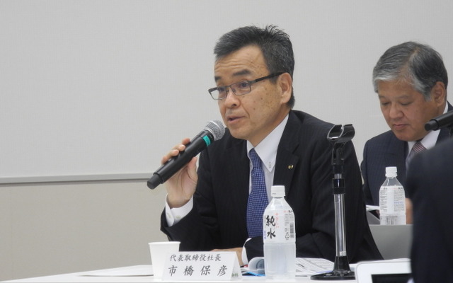 日野自動車の市橋保彦社長