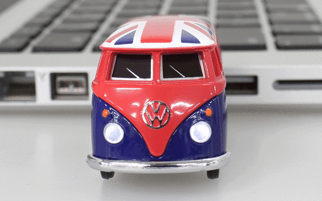 ワーゲン型USBフラッシュメモリ