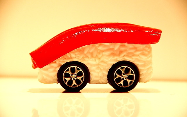 映画に登場する「すし車」