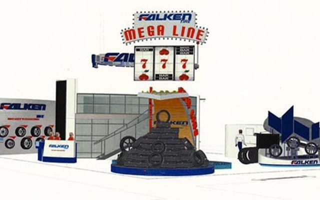 SEMA SHOW　ファルケンブース