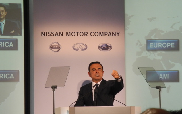 日産自動車のカルロス・ゴーン社長