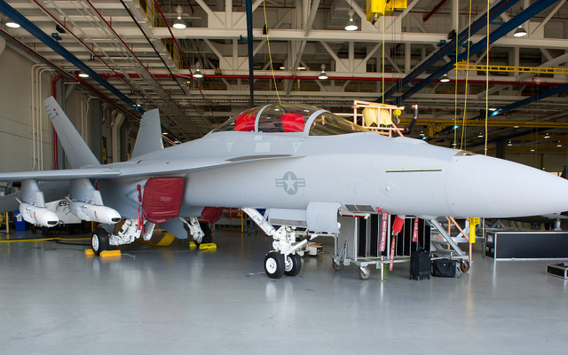 JSMの点検が完了したF/A‐18Fスーパー・ホーネット