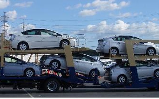 構造改革特区で実際に走行したフルトレーラ連結車