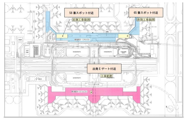 日本空港ビルディング、第1、第2旅客ターミナルビルを整備