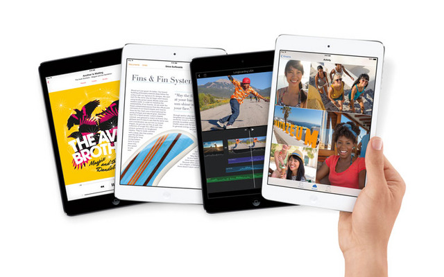 「iPad mini Retinaディスプレイモデル」」Wi-Fi＋Cellular版は14日から発売