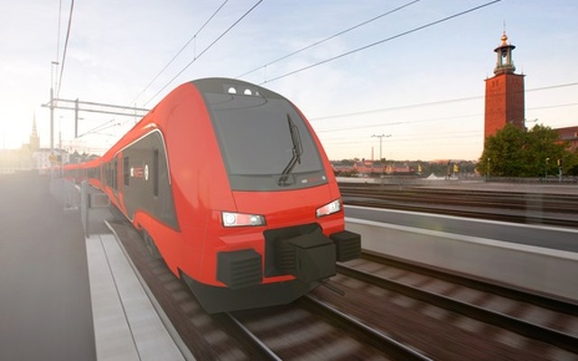 香港MTRがスウェーデンでの都市間列車運行に向け、スイスのシュタッドラー・レールに発注した電車のイメージ