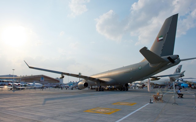 ドバイ航空ショーで展示されたA330MRTT