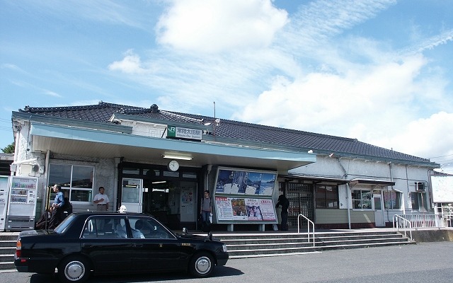水郡線支線の終点・常陸太田駅。2014年4月からSuicaのサービスに一部対応する。