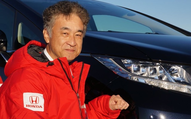 新型オデッセイの開発責任者、本田技術研究所の中川真人主任研究員。