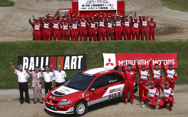 【三菱WRC】ラリージャパンに派遣する販社メカニック5人を決定