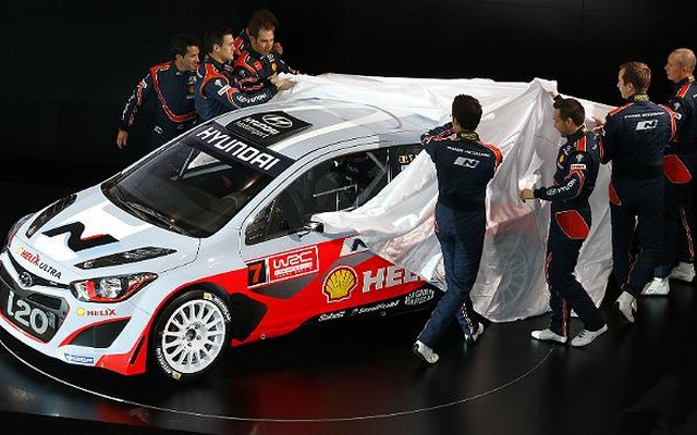 公開されたヒュンダイi20 WRCのカラーリング